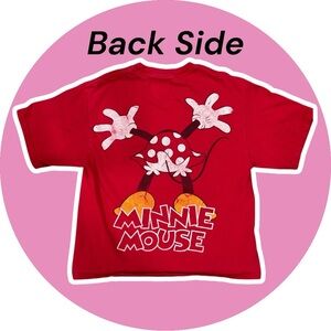 Disneyland Resort Minnie Mouse Red Short Sleeve Graphic T-Shirt ✨